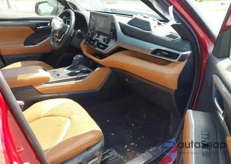 2023 Toyota Highlander Platinum from USA, damaged, VIN 5TDKDRAH0PS037708